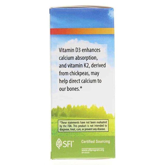 Super Daily D3 + K2 Liquid (2,000 IU/45 Mcg), CL